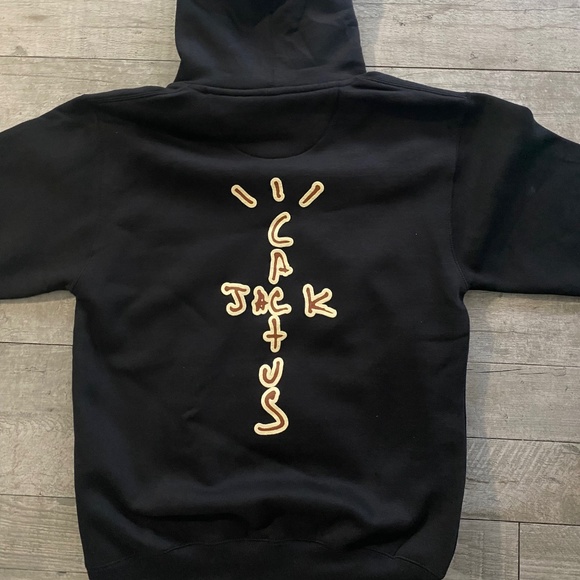 Cactus Jack Travis Scott Black Hoodie - Picture 1 of 3